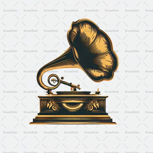 Antiker Grammophon